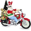 Midwest Santa on a Motorcycle Christmas Ornament #442852