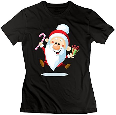 LEAI Women's Warmest Wishes For A Very Merry Christmas T-shirt XS Black