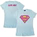 Search : Supergirl Superman Save Me Aqua Juniors T-Shirt