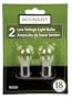 Moonrays 95506 18-Watt Bayonet Base Replacement Light Bulb, 2-Pack