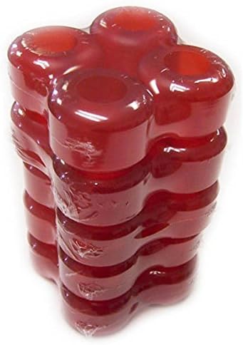 Red 5 Sets 54Mm Clear Red Gel Skateboard Wheels 20 Wheels