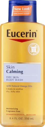 Eucerin Skin Calming Dry Skin Body Wash With Natural Omega Oils - Fragrance Free-8.4 fl. ounce.