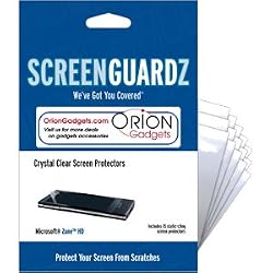 ScreenGuardz Ultra-Slim Screen Protectors (Pack of 15) for Microsoft Zune HD