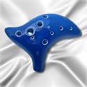 12 Hole Tenor Ocarina "Infinity" with a Protective Bag and Songbooks