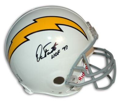 Dan Fouts Signed Chargers Proline Helmet HOF '93