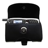 Horizontal Leather Case with Belt Clip/Loop for the Audiovox CDM 8400