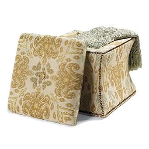 Savannah Storage Ottoman - Tanzania Mist - Frontgate