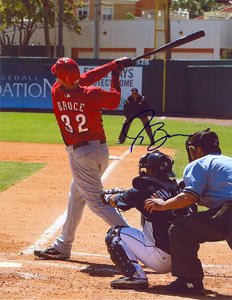 Jay Bruce Signed Cincinnati Reds 8x10 Photo