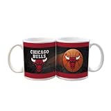 NBA Chicago Bulls 2 Pack 11oz White SportsBall Mug