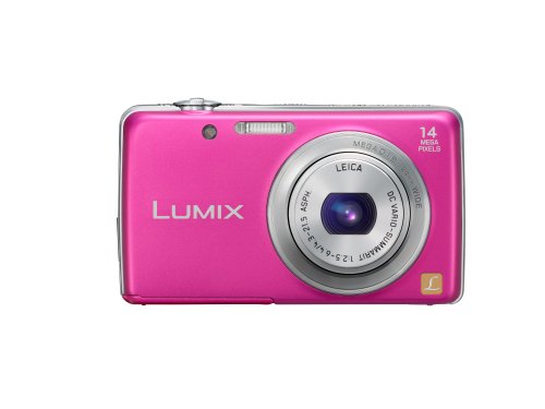 Panasonic DMC-FS40EB-P Pink 14 Megapixal Camera with F2.5 LEICA Lens and 5x Optical Zoom