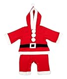 村信 サンタさんカバーオール 70cm フリース素材 SNT-3