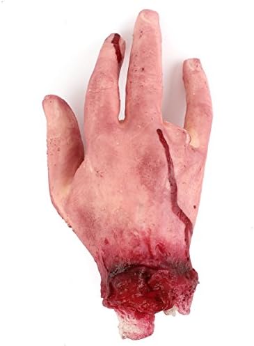 Halloween Party Prop Scary Horror Blood Fake 4 Fingers Broken Hand