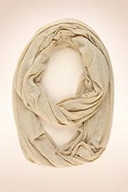 Lightweight Check Print Snood Scarf
