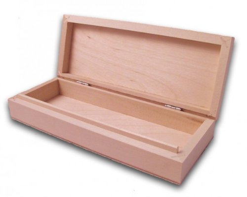 Stiftebox, Aufbewahrungsbox, Holz-Schachtel, 