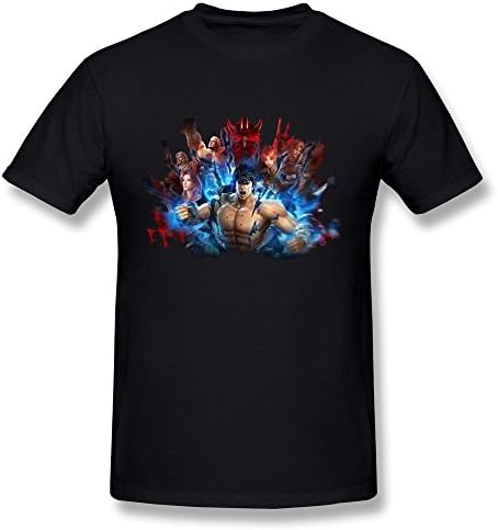 BandYeu Women's Fist Of The North Star Ken's Rage 2 T-shirts Small Black