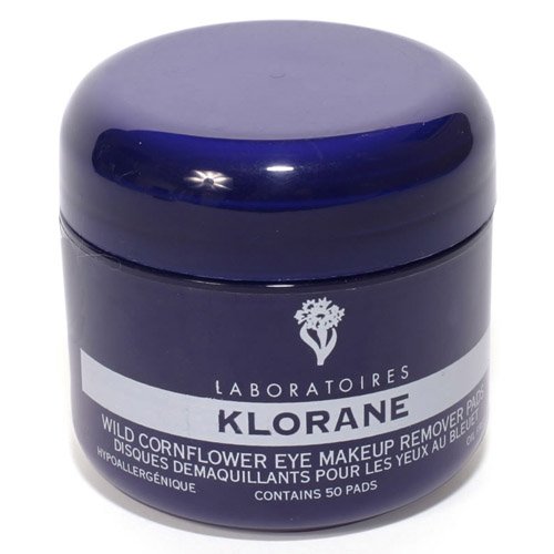 Klorane Wild Cornflower Eye Make-up Remover Pads (50 pads)