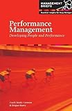 Performance management : developing people and performance