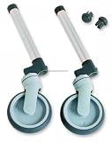 Invacare Corp Swivel Wheels With Glide Tips - Pack Of 2 - Model 6267