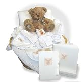 Ultimate Luxury Baby Gift Basket White 3-6m