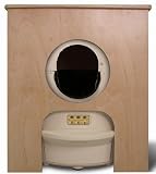 LitterWorks Litter Robot II Litter Box Cabinet Natural Finish