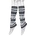 TrendsBlue Soft Snowflake Knit Leg Warmers - Different Colors Available