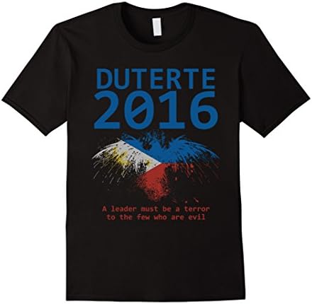 Men's DU30 tshirt - Du30 is my president T-Shirt  XL Black