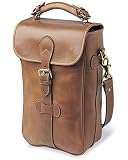 Mulholland Brothers Leather 2 Bottle Wine Carrier