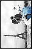 Poster - Poster - Paris - scooter - Paris Stadt Liebe amor Love Nacht Frankreich Schwa... von Scooter