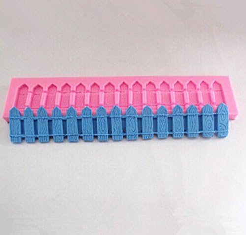 Buyusee Fondant Candy Cake DIY Fence Mold Cake Decoration Mould Baking Tool