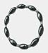 Women's Oval Beaded Hematite Magnetic Therapy Bracelet