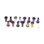 Wheelsmith 2.0 x 12mm Purple Alloy Nipples, Bag of 50