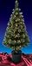 4' Pre-Lit Color Changing Fiber Optic Artificial Christmas Tree - Multi Lights