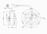 TYC 630010 Honda Accord Replacement Condenser Cooling Fan Motor