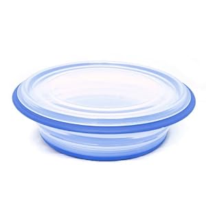 FoldTuk 6 Cup Round Collapsible Bakeware and Storage Container, Blue by FoldTuk Kitchenware