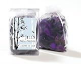 Baby Keepsake: Blue Bamboo Design Asian Theme Personalized Lavender Potpourri in Orga (Set of 20)