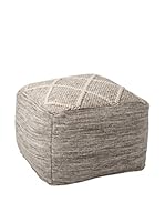 J-LINE PuffBeige / Blanco