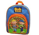 Enlarge toy image: Bob the Builder Under Construction Backpack,front pocket,blue -  preschool activity for young kids