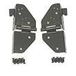 Rugged Ridge 11209.01 Windshield Hinge Pair Black For 1976-86 Jeep CJ5 CJ6 CJ7 CJ8 Scrambler and Wrangler YJ