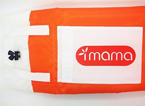 Imama Toy Storage Bag &amp; Playmat,toys Messes Cleanup Ideal for Lego,blocks,dolls (Orange)