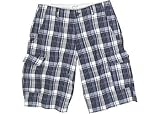 OTB Navy Multi Plaid Shorts