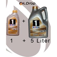 Mobil 1 0W40 0W-40 New Life Motor�l 5 Liter + 1 Liter