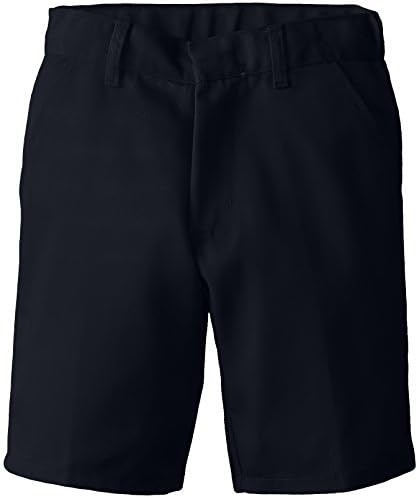 (6114) Genuine School Uniforms Boys Pleated Front Short (Sizes 4-16) in Navy Size: 7