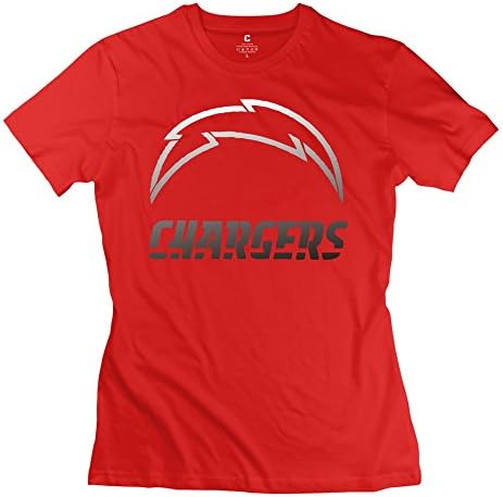 HEVANN Women's NFL Chargers Tshirts X-Large Red