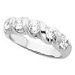 14K White Gold Diamond Wedding/Anniversary Band - 0.50 Ct.