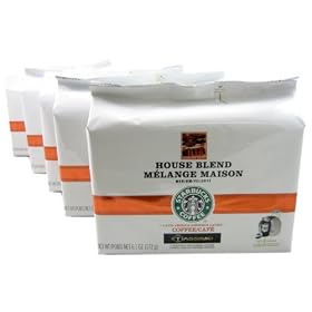 Tassimo T-Disk: Starbucks House Blend Coffee T-Disc Pods (Case of 5 packages; 60 T-Discs Total)