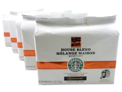 Tassimo T-Disk: Starbucks House Blend Coffee T-Disc Pods (Case of 5 packages; 60 T-Discs... by Coffee Pods