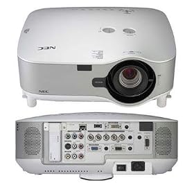 NEC NP3250W - LCD projector - 4000 ANSI lumens - WXGA (1280 x 800) - widescreen - High Definition 720p - standard lens - 802.11a/g wireless / LAN