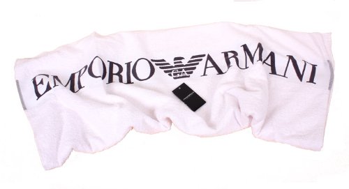 EMPORIO ARMANI, Badetuch, Saunatuch, weiß