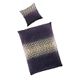 Bierbaum Wohnen 4666_31 Smail Mako-Satin Bettw�sche b�gelfrei 135 x 200 cm pflaume
