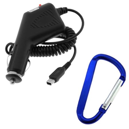 GTMax Black Rapid Car Charger with IC Chip for Nintendo 3DS /DSI / DSI XL (Free Gift BlueMall Blue Belt Clip Included)